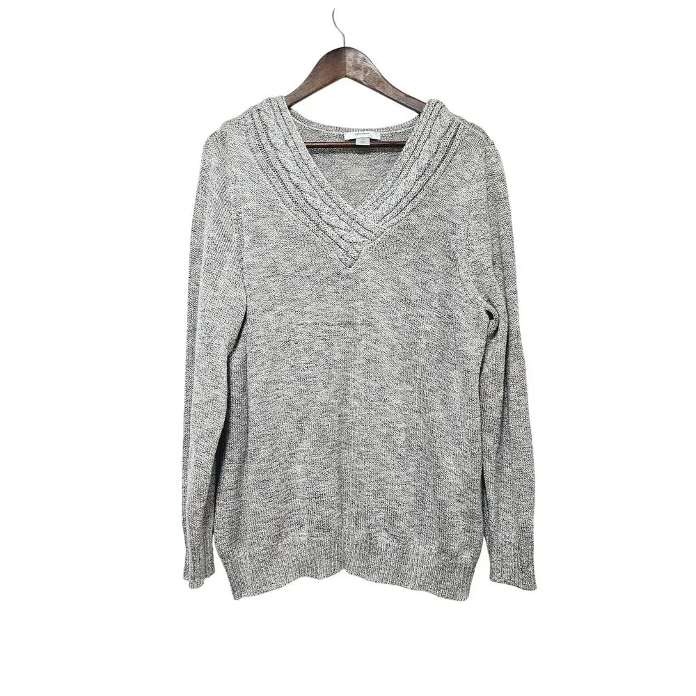 Cj Banks Multicolor Sweater Women's Plus Size 2X Soft V-Neck Casual Cozy